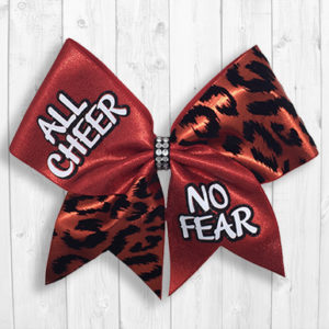 All Cheer No Fear Bow
