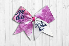 All This and Brains Too Cheer Bow