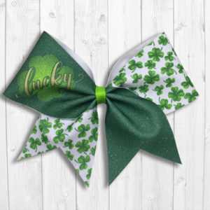 Lucky St. Patrick's Day Cheer Bow