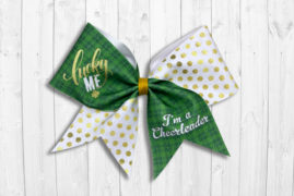 Lucky Me, I'm A Cheerleader Cheer Bow
