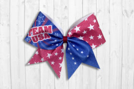 Team USA Cheer Bow